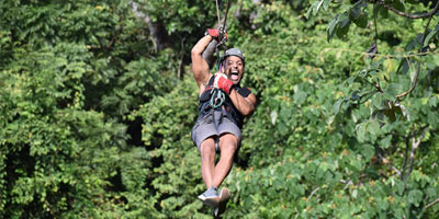 canopy tour in santa teresa